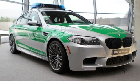 First Images of 2012 BMW M5 Polizei Edition