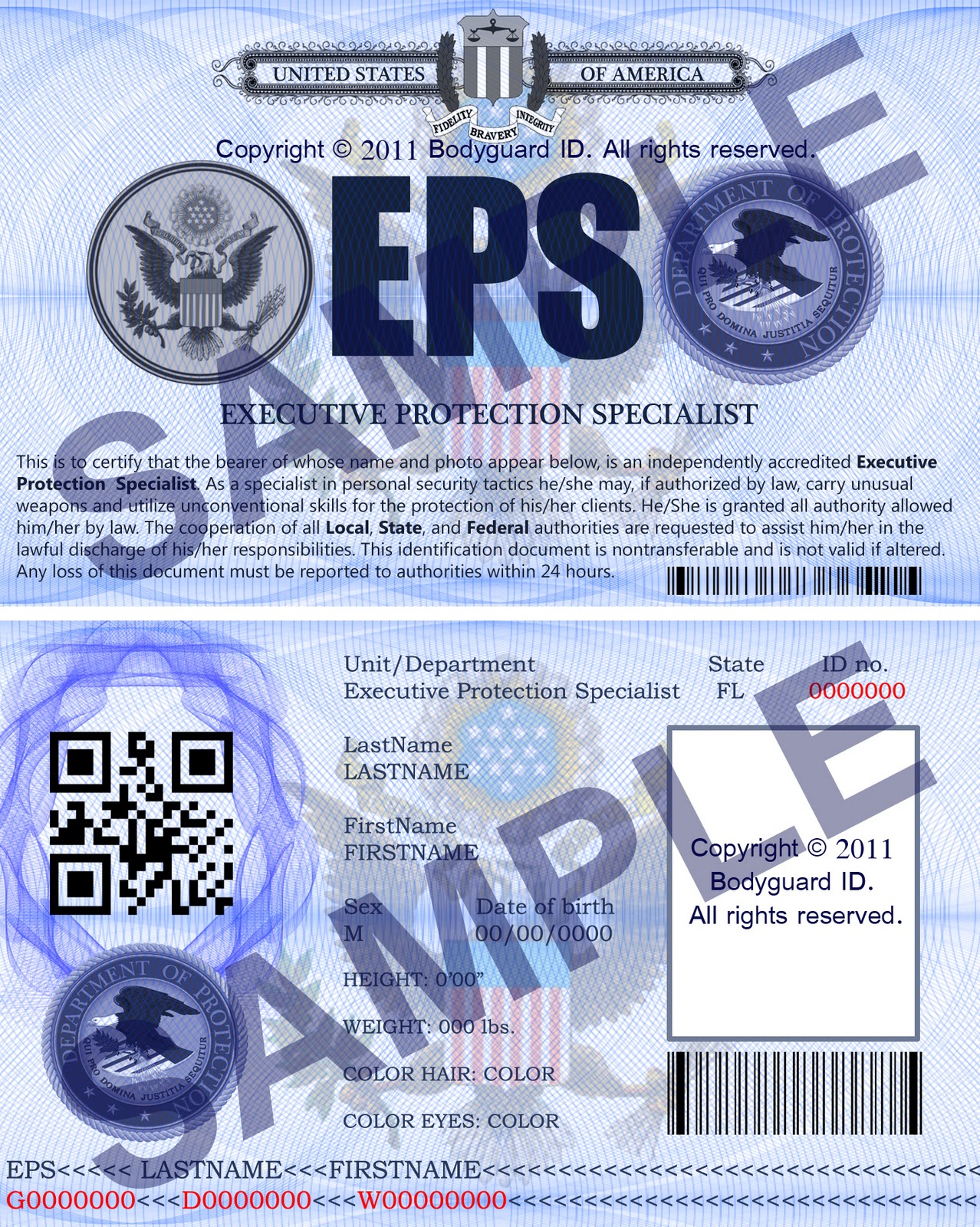 Bodyguard ID Executive Bodyguard ID