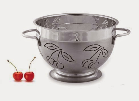  Supreme Housewares Stainless Steel Cherry Colander, Large