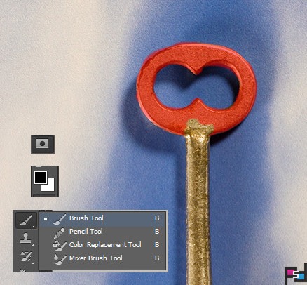 Tool seleksi 1 : Quick mask tool