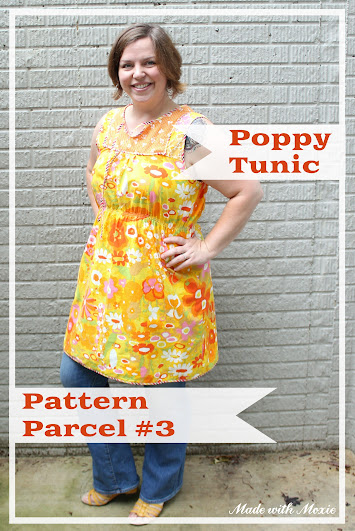 Poppy Tunic sewing pattern || This is awesome on it's own for the summer and I'm going to layer it come fall.