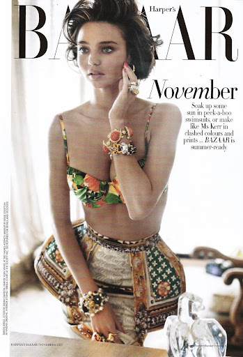Fash Models Miranda Kerr Se Desnuda Para Harpers Bazaar Australia
