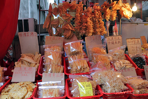 dried seafood sales tai-o fishing village, dried fish