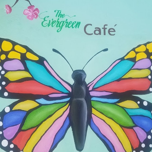 The evergreen cafe logo