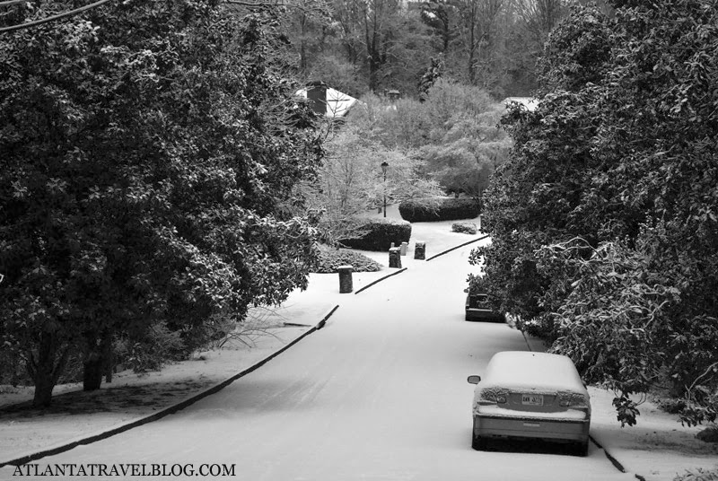 Черно-белая Атланта зимой