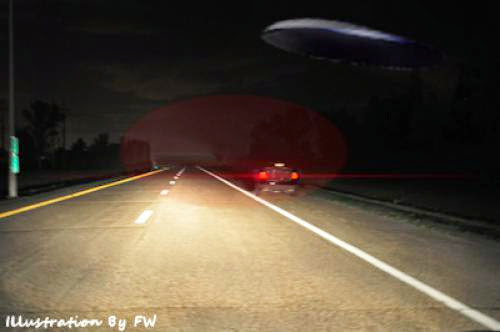 Large Ufo Sighting Over Highway 13
