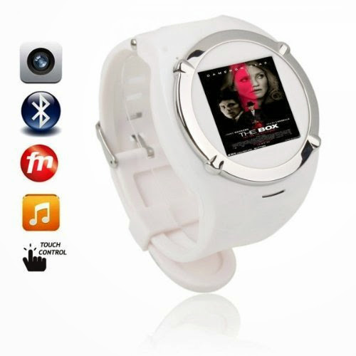  Watch Phone Unlocked with Camera Cell Phone Mobile Touch Screen Mp3/4 Fm (White)