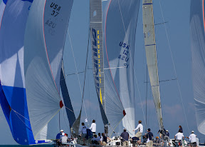 J/111 sailboats- sailing downwind