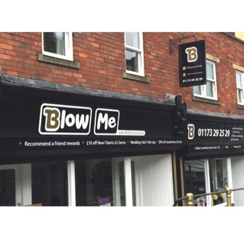 Blow Me Hairdressing logo