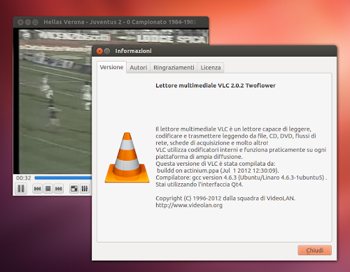 VLC 2.0.2 su Ubuntu 12.04