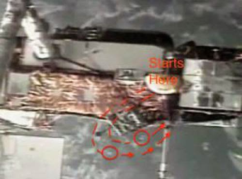Two Ufos Emerge From Spy Satellite On National Tv Sept 22 2011 Ufo Sighting News