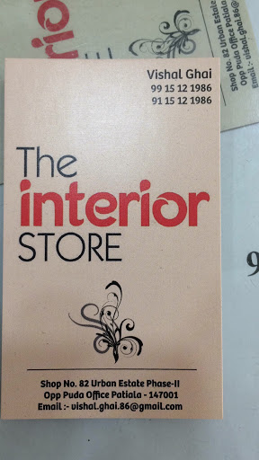 The Interior Store, 2799, Phase II Main Rd, Urban Estate Phase II, Urban Estate, Patiala, Punjab 147002, India, Interior_Decoration_Store, state PB