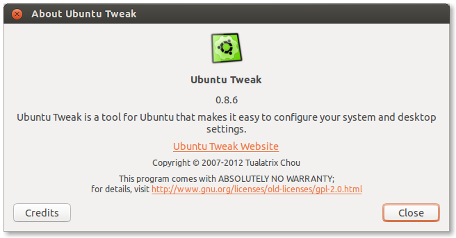Se lanza Ubuntu Tweak 0.8.6
