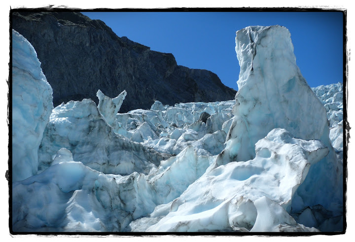 Franz Josef Glacier: helihike - Te Wai Pounamu, verde y azul (Nueva Zelanda isla Sur) (8)