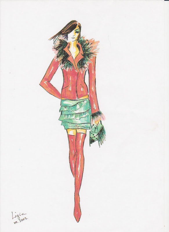 Some old fashion croquis (2003 -2004) title=