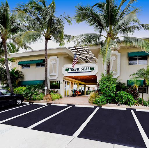 Tropic Seas Beach Front Resort Motel logo