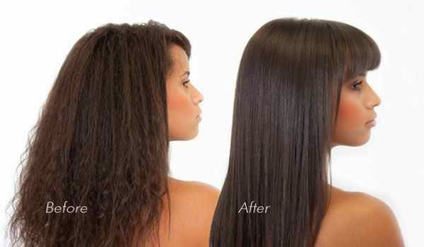 Resultados de usar una plancha para el cabello Resultados de usar una plancha para el cabello