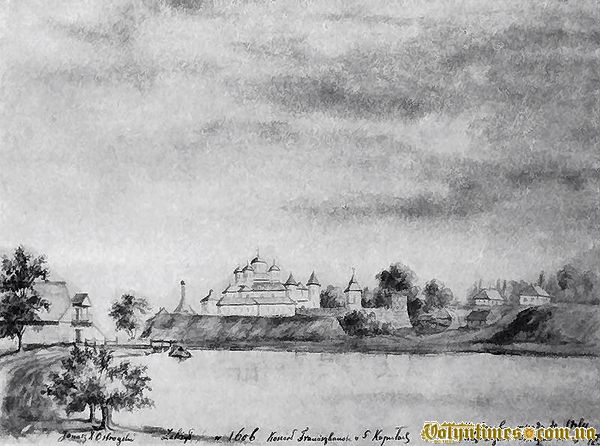 Наполеон Орда.Вид на монастир Межиріч. 