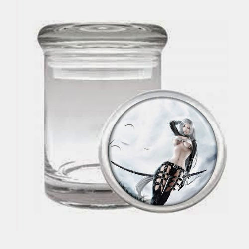  Odorless Air Tight Medical Glass Jar Ninja Design-007