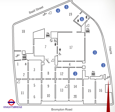 Harrods Floor Map | Viewfloor.co