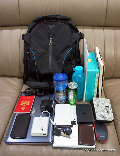Everything inside Targus CityLite II Ultra Backpack