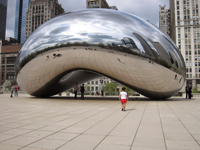 Playing at the Bean, Chicago. From Visiting the US: 5 Things You Need to Know