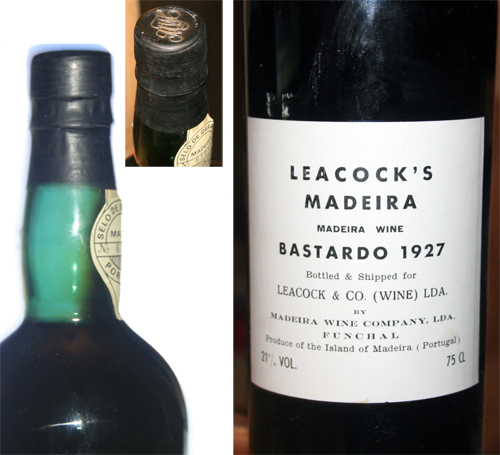1927 Leacock's Bastardo Madeira