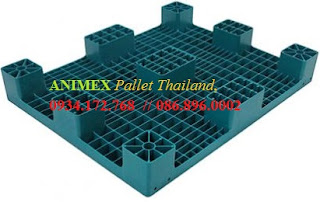 Pallet lưu kho 9 chân Thái Lan mặt bít Pallet lưu kho 9 chân Thái Lan mặt bít