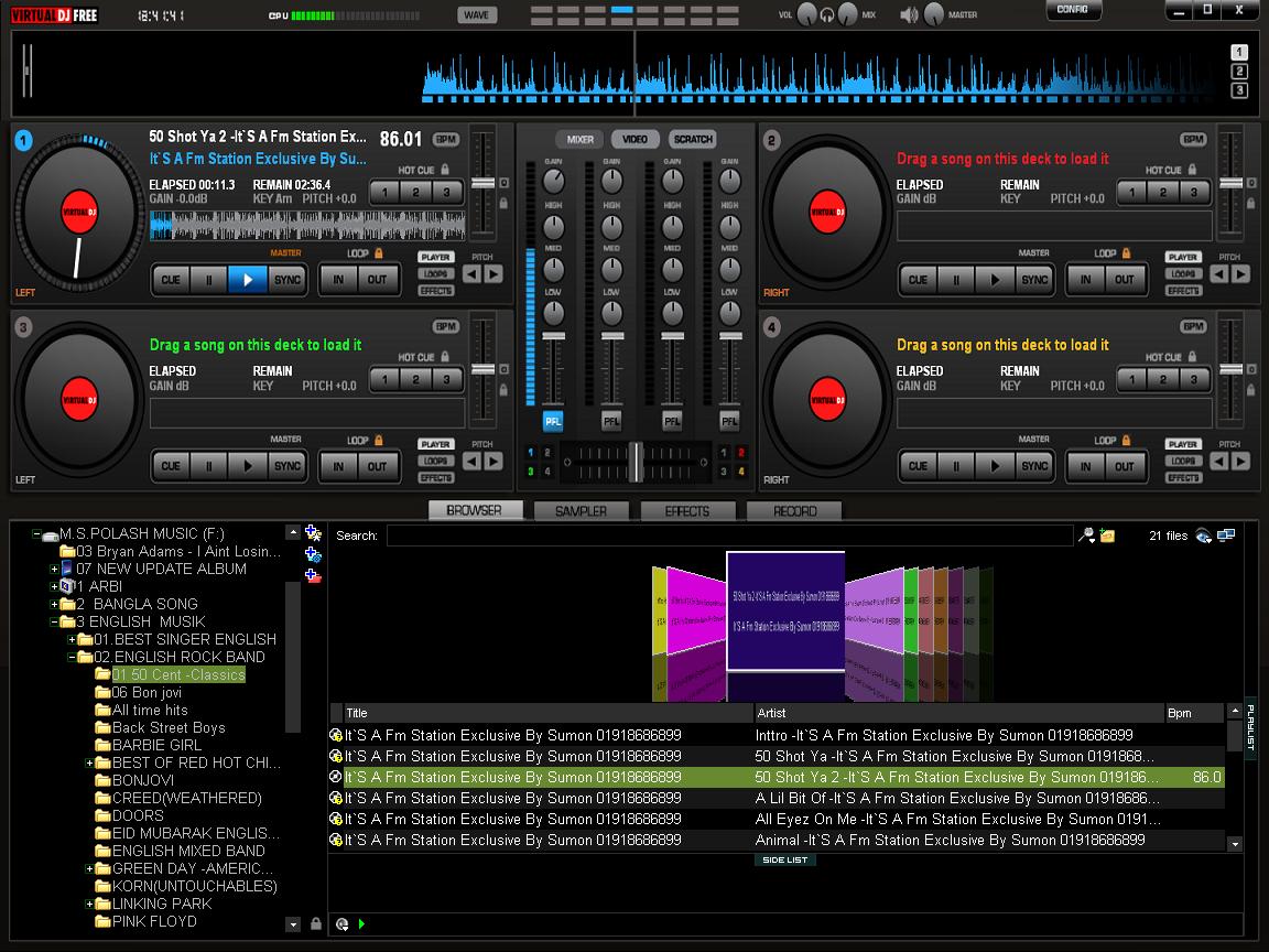 Atomix virtualdj v5.0 pro with serials addons skinssoundeffects