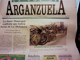 Exposición pública de bicis robadas Exposición pública de bicis robadas