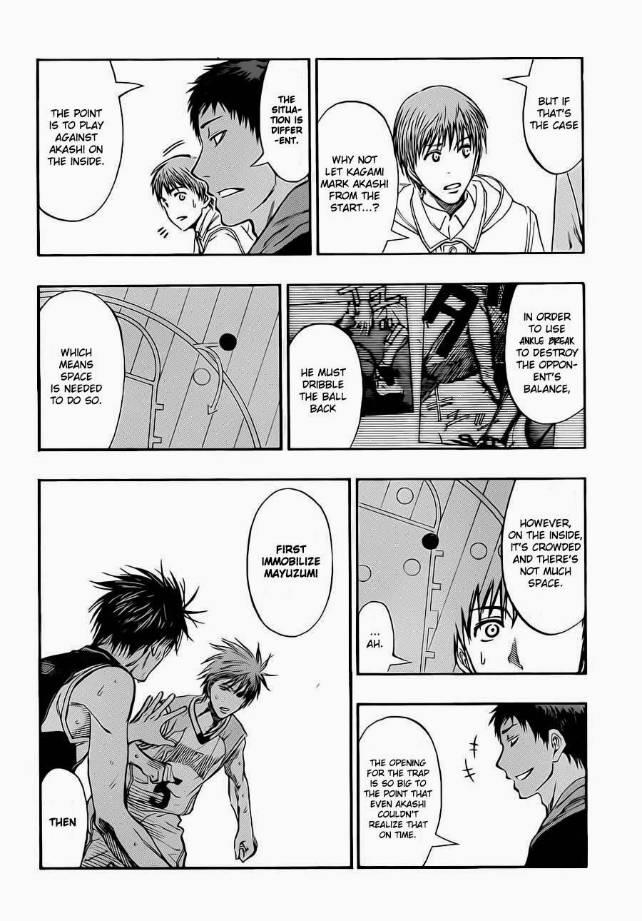 Kuroko no Basket Manga Chapter 240 - Image 10