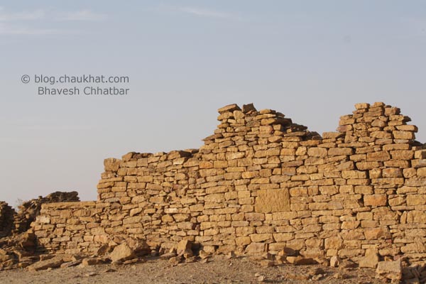 Kuldhara Village in Jaisalmer - Destroyed Wall