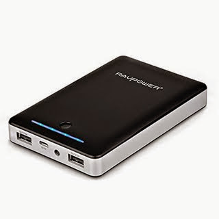 RAVPower® 3rd Gen Deluxe 15000mAh External Battery Portable Dual USB Charger 4.5A Output Power Bank. iSmart(tm) Broad Compatibility, Fast Charging, High Capacity, Ultra Compact. For iPhone 6 6 plus 5S 5C 5 4S, iPad Air mini (Apple 30pin and Lightning Cable Not Included), Galaxy S5 S4 S3, Note 3 2, ...