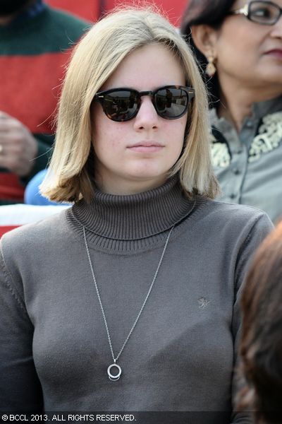 Freya during the Law & Justice Polo Match, held at Jaipur Polo Grounds on February 02, 2013.