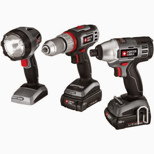 PORTER-CABLE PCL318IDC-2 18-Volt Lithium-Ion Cordless 3-Piece Combo Kit PORTER-CABLE PCL318IDC-2 18-Volt Lithium-Ion Cordless 3-Piece Combo Kit