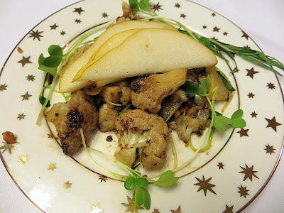Vegetarian Recipe: Cauliflower with Brown Butter, Pears, Hazelnuts