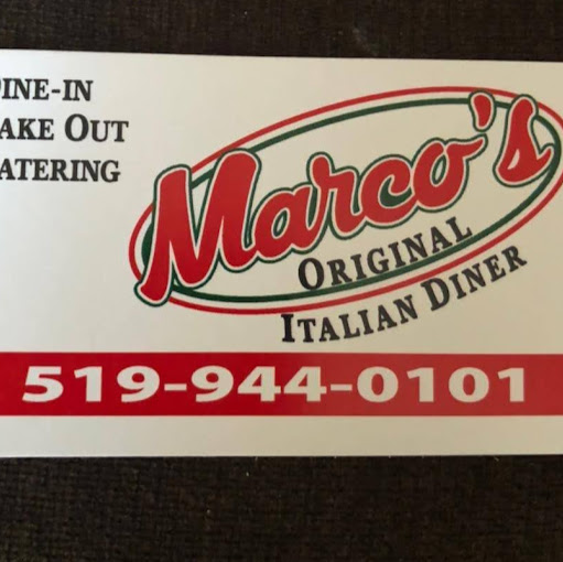 Marco's Original Italian Diner logo