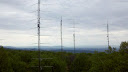 144 MHz and 432 MHz towers as seem from microwave tower