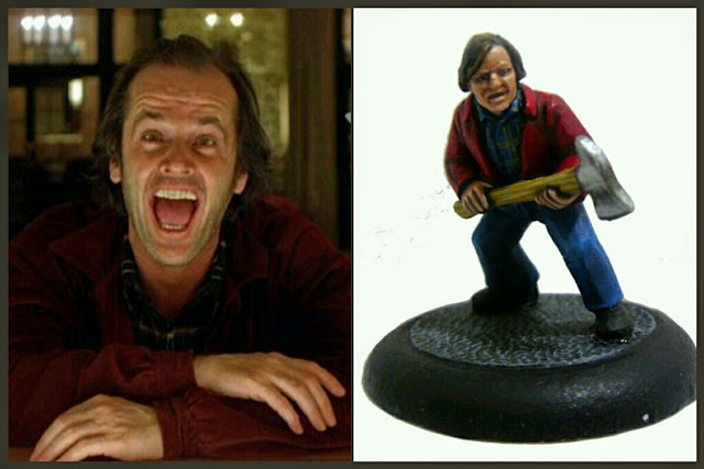Jack Nicholson el resplandor RogueMiniatures Jack Nicholson el resplandor RogueMiniatures