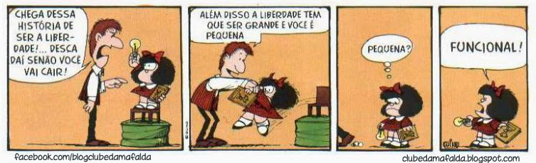 Clube da Mafalda:  Tirinha 714 