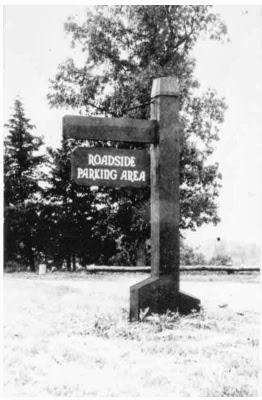 Standard Roadside Parking Area Sign, c1940 ¹