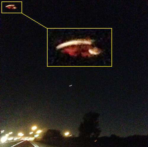 An Unknown Object Photographed Over Coral Springs