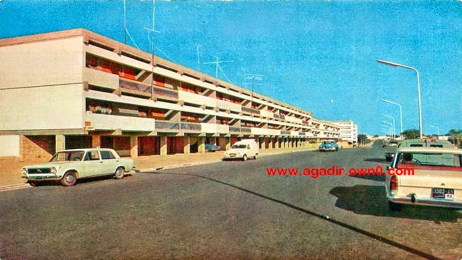 وسط المدينة بعد الزلزال 1960 باكادير A27