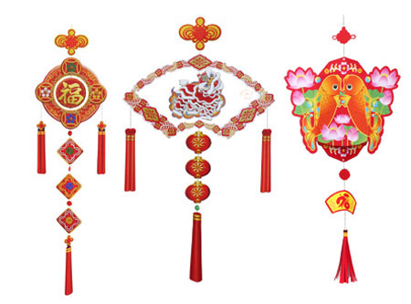 2012 Chinese New Year Papercrafts - String Decorations ~ Paperkraft.net ...