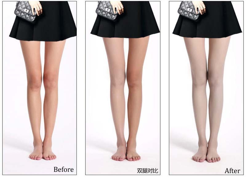 Hình ảnh thực tế sau khi sử dụng tất phun Nude Stocking Hình ảnh thực tế sau khi sử dụng tất phun Nude Stocking
