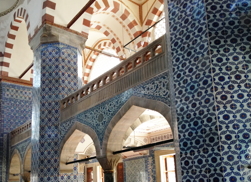 Inside of Rustem Pasha mosque