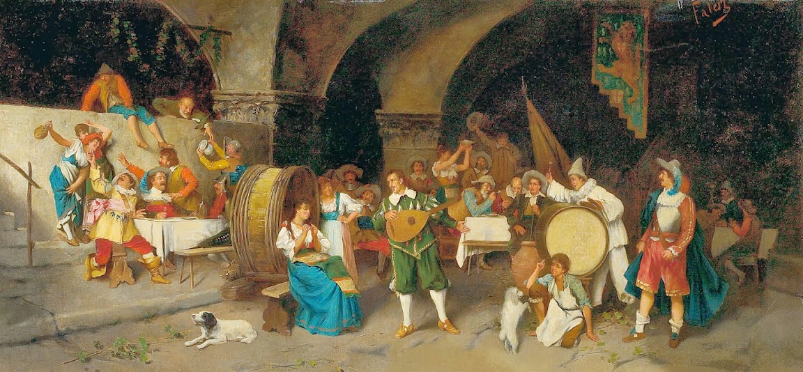 Luis Ricardo Falero - Party in a tavern