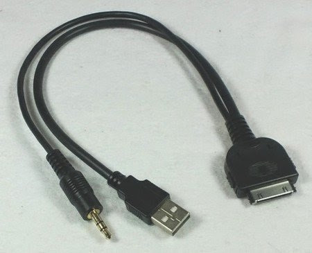 Cable For Ipod To Usb/ 3.5mm Cable 12 Inches-by-Metra Electronics