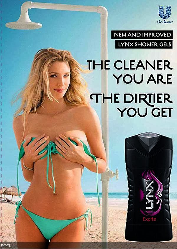 Here's another bold poster of Lynx deodrant ad.