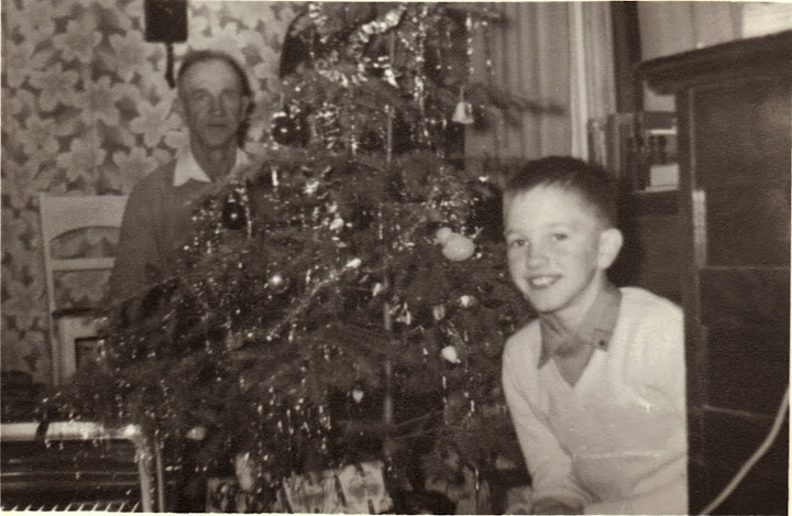 Russ and Bill Crites - Christmas 1959